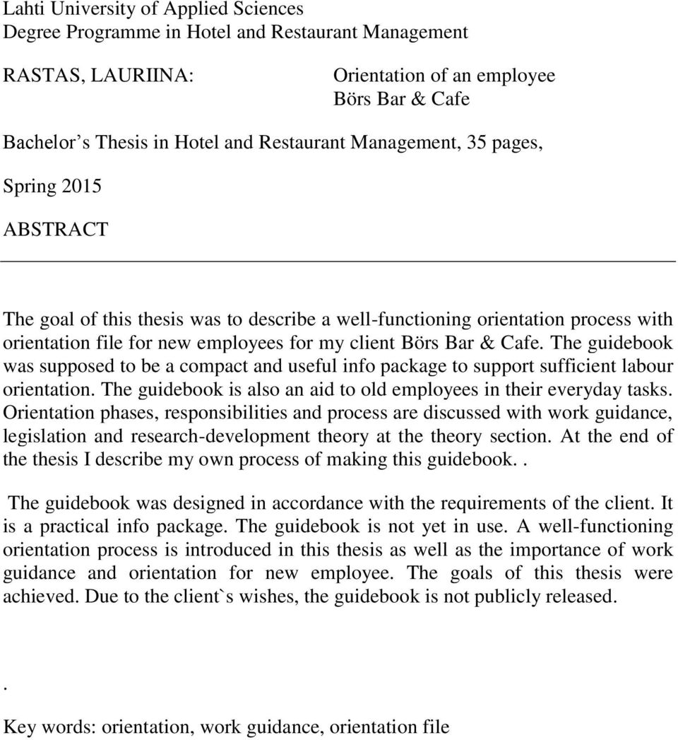 The guidebook was supposed to be a compact and useful info package to support sufficient labour orientation. The guidebook is also an aid to old employees in their everyday tasks.