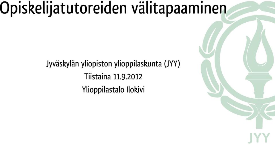 yliopiston ylioppilaskunta