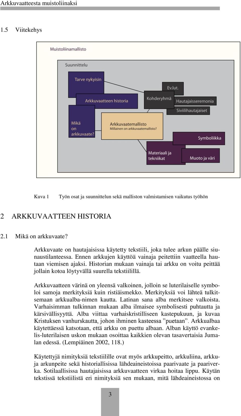 Historian mukaan vainaja tai arkku on voitu peittää jollain kotoa löytyvällä suurella tekstiilillä.