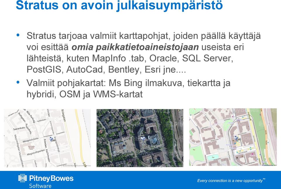 lähteistä, kuten MapInfo.
