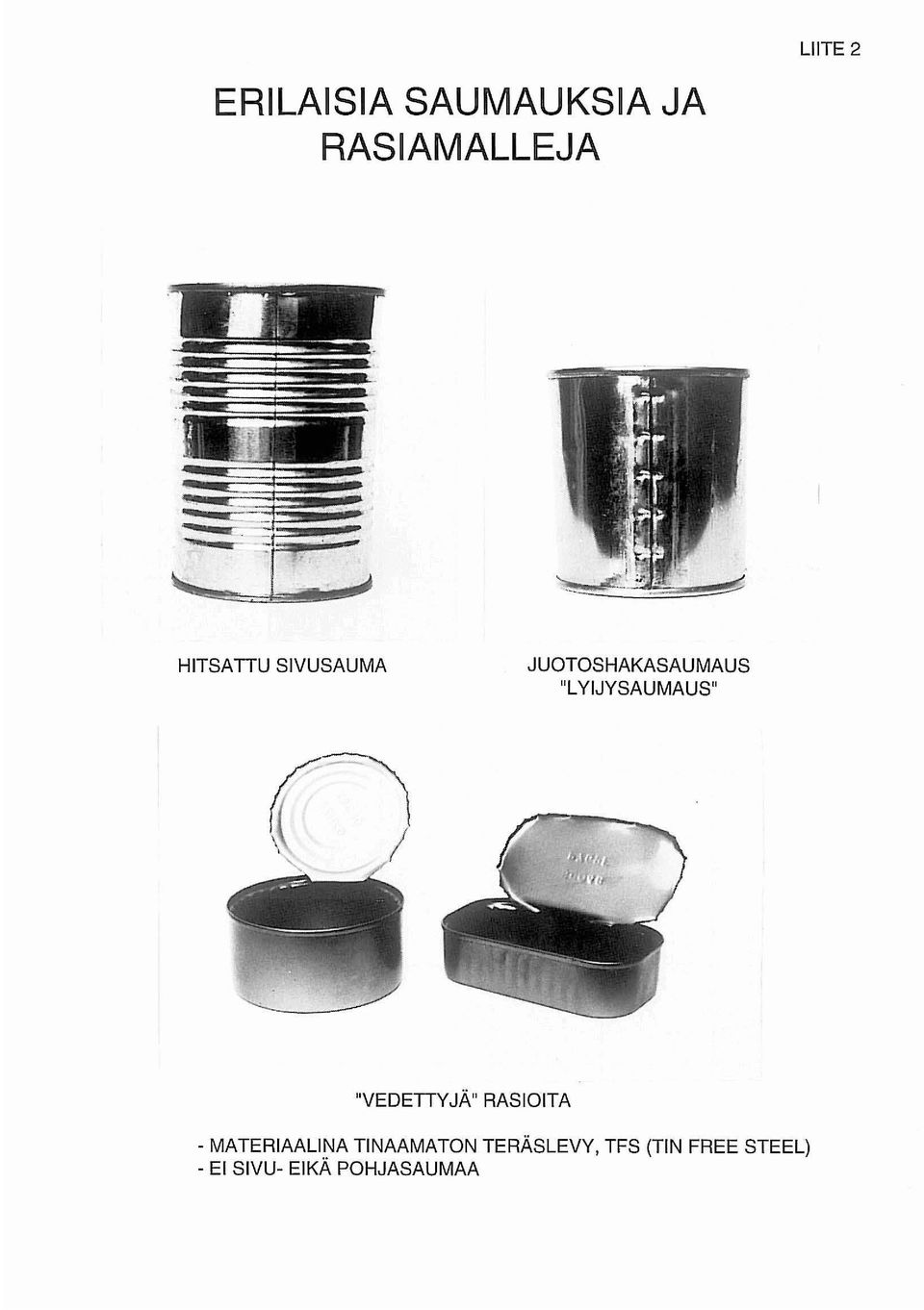 :r-- "VEDETTYJÄ" RASIOITA - MATERIAALINA TINAAMATON