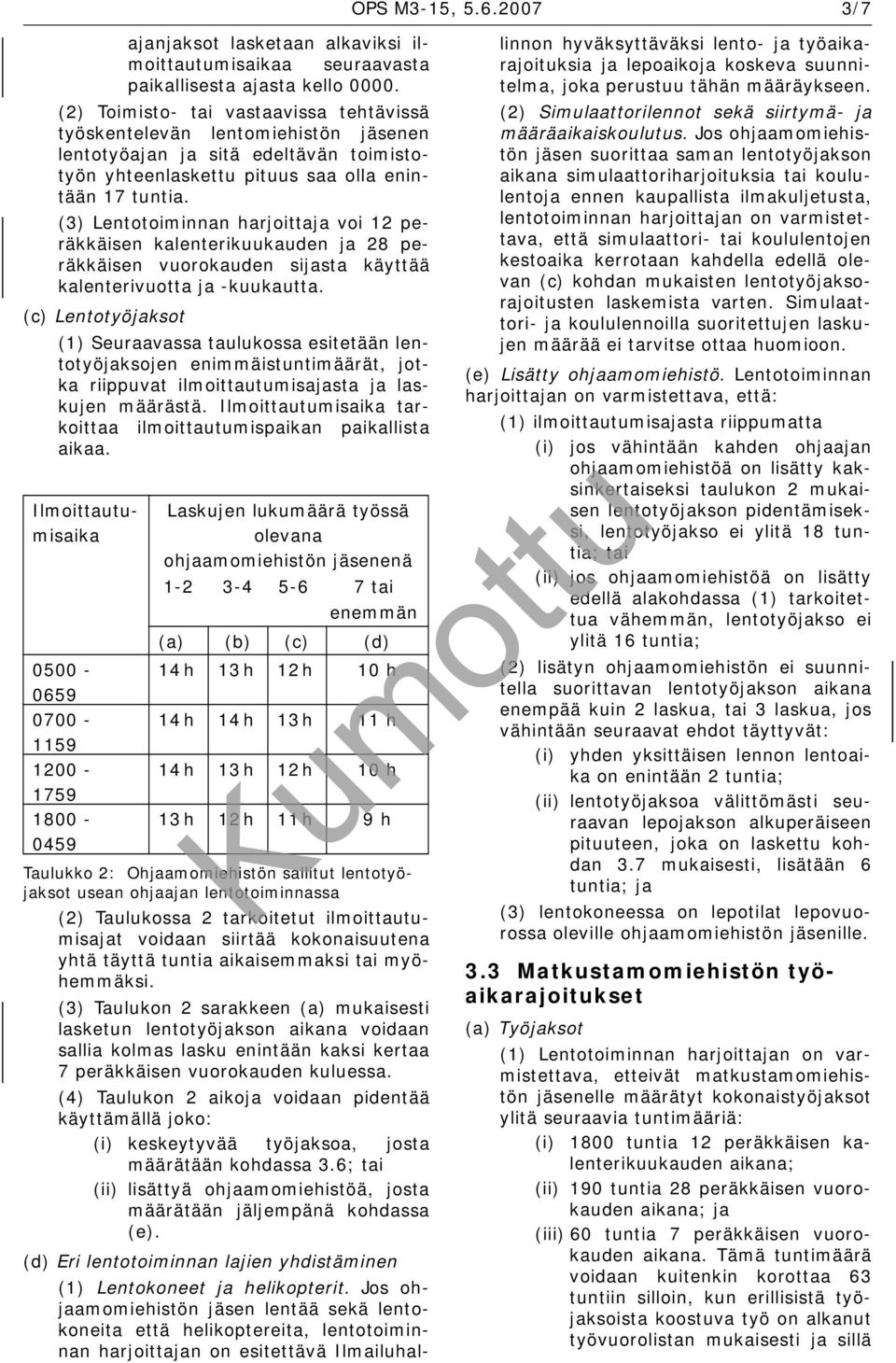 (3) Lentotoiminnan harjoitta voi 12 peräkkäisen kalenterikuukauden 28 peräkkäisen vuorokauden sista käyttää kalenterivuotta -kuukautta.