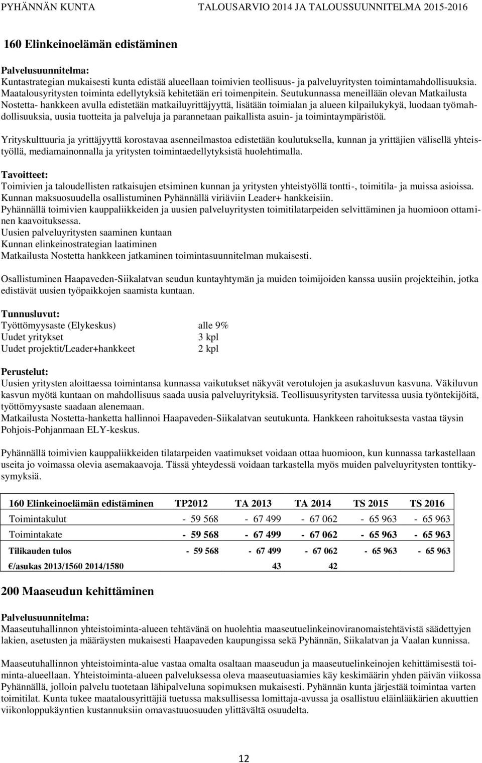 Seutukunnassa meneillään olevan Matkailusta Nostetta- hankkeen avulla edistetään matkailuyrittäjyyttä, lisätään toimialan ja alueen kilpailukykyä, luodaan työmahdollisuuksia, uusia tuotteita ja