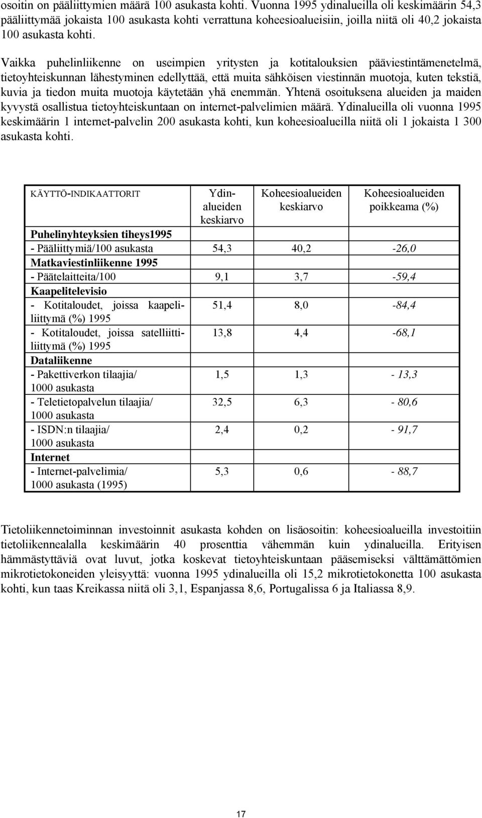 Vaikka puhelinliikenne on useimpien yritysten ja kotitalouksien pääviestintämenetelmä, tietoyhteiskunnan lähestyminen edellyttää, että muita sähköisen viestinnän muotoja, kuten tekstiä, kuvia ja