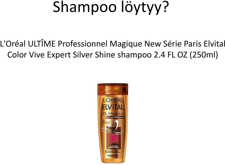 Magique New Série Paris Elvital