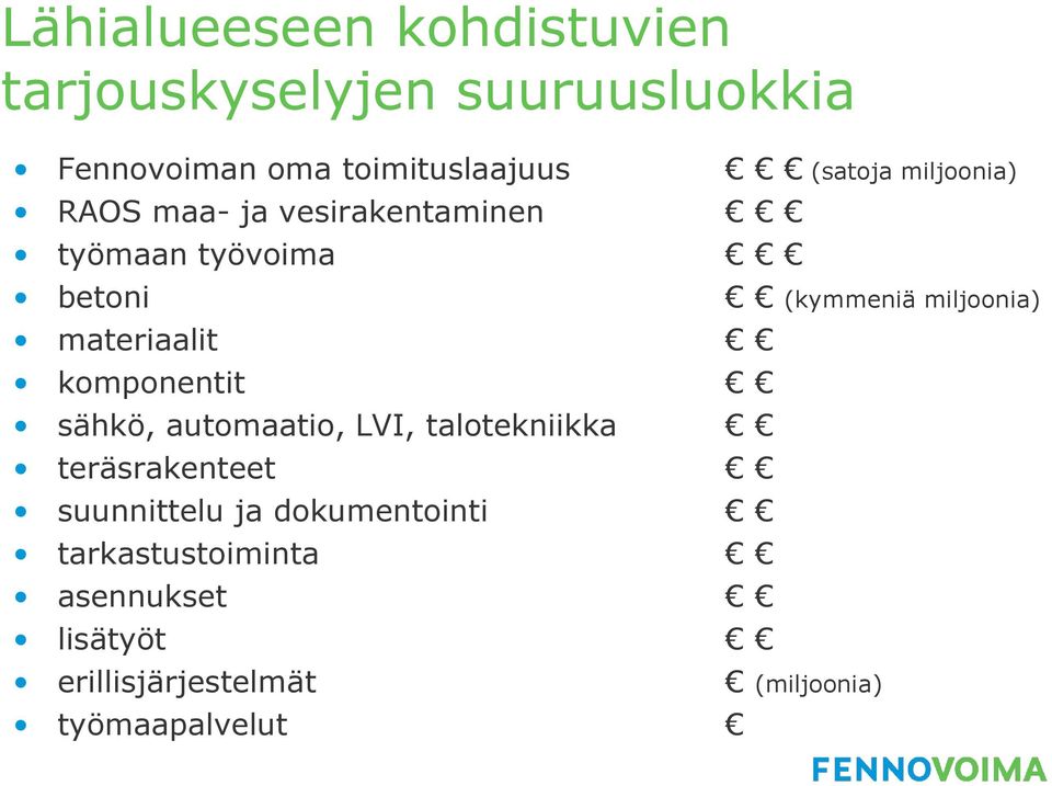 materiaalit komponentit sähkö, automaatio, LVI, talotekniikka teräsrakenteet suunnittelu ja