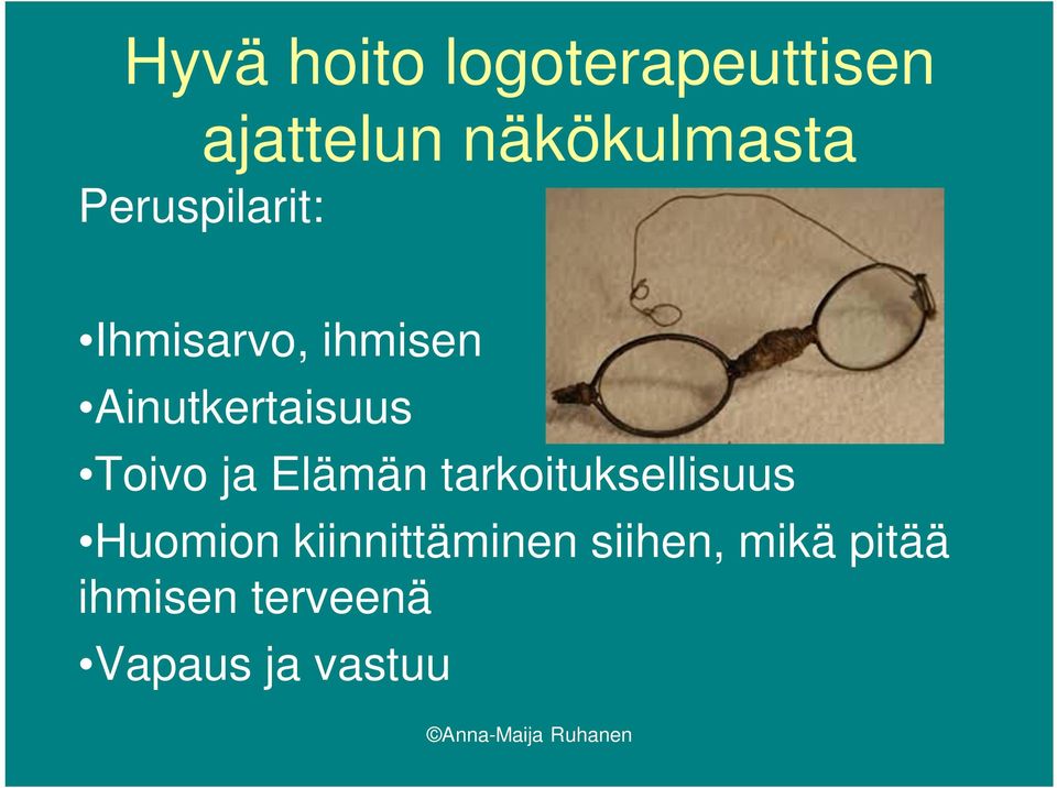 Toivo ja Elämän tarkoituksellisuus Huomion