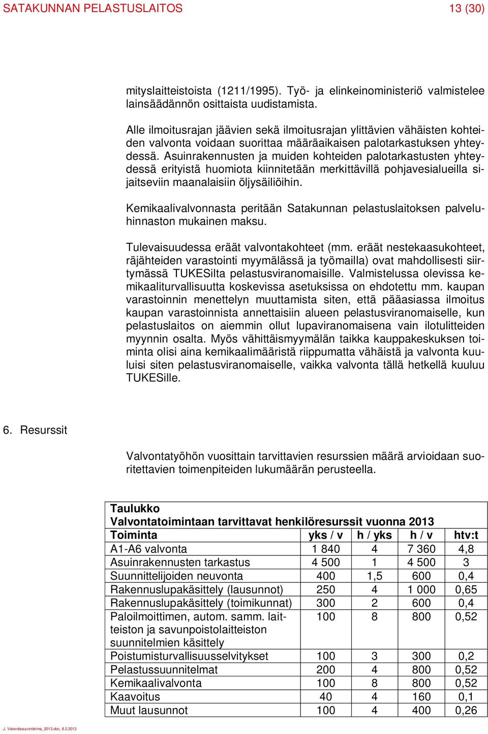 Asuinrakennusten ja muiden kohteiden palotarkastusten yhteydessä erityistä huomiota kiinnitetään merkittävillä pohjavesialueilla sijaitseviin maanalaisiin öljysäiliöihin.