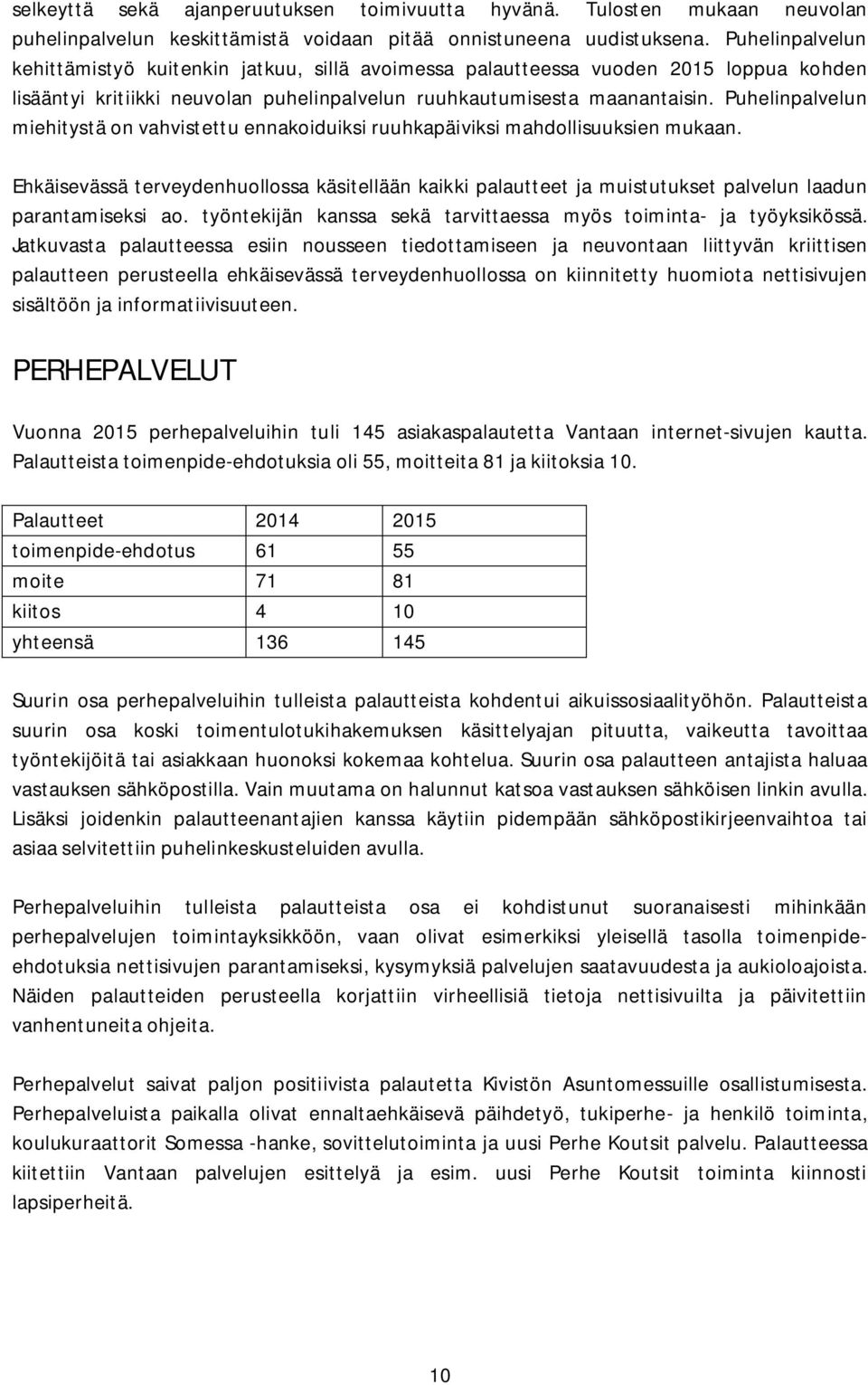 Puhelinpalvelun miehitystä on vahvistettu ennakoiduiksi ruuhkapäiviksi mahdollisuuksien mukaan.