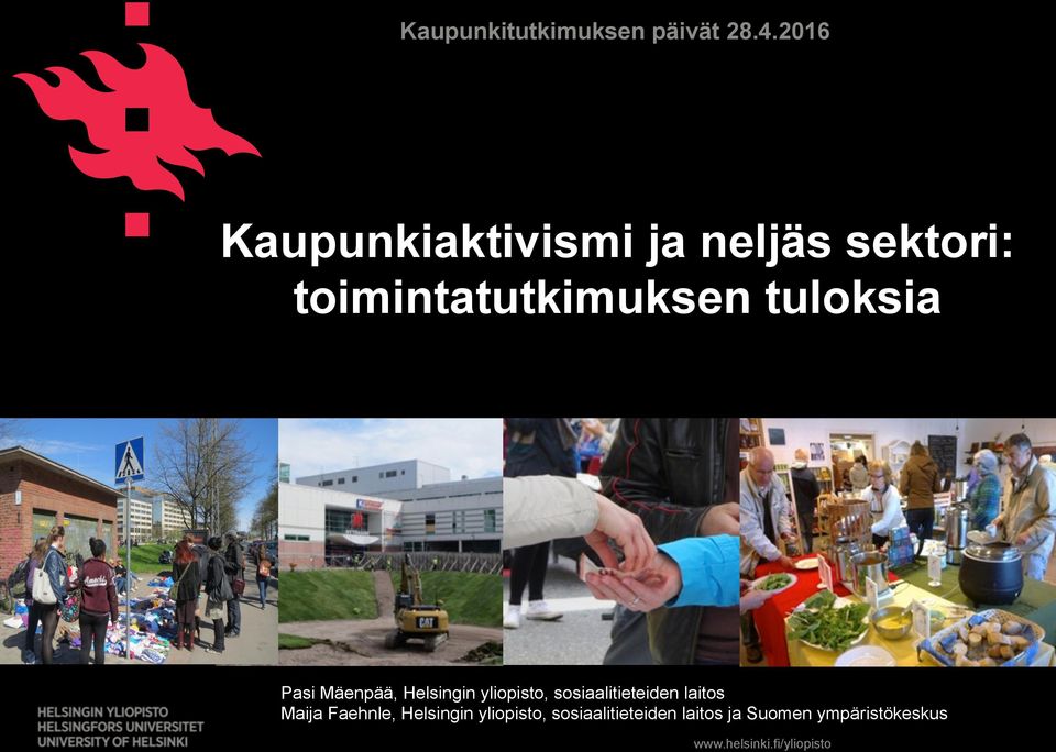 tuloksia Pasi Mäenpää, Helsingin yliopisto, sosiaalitieteiden