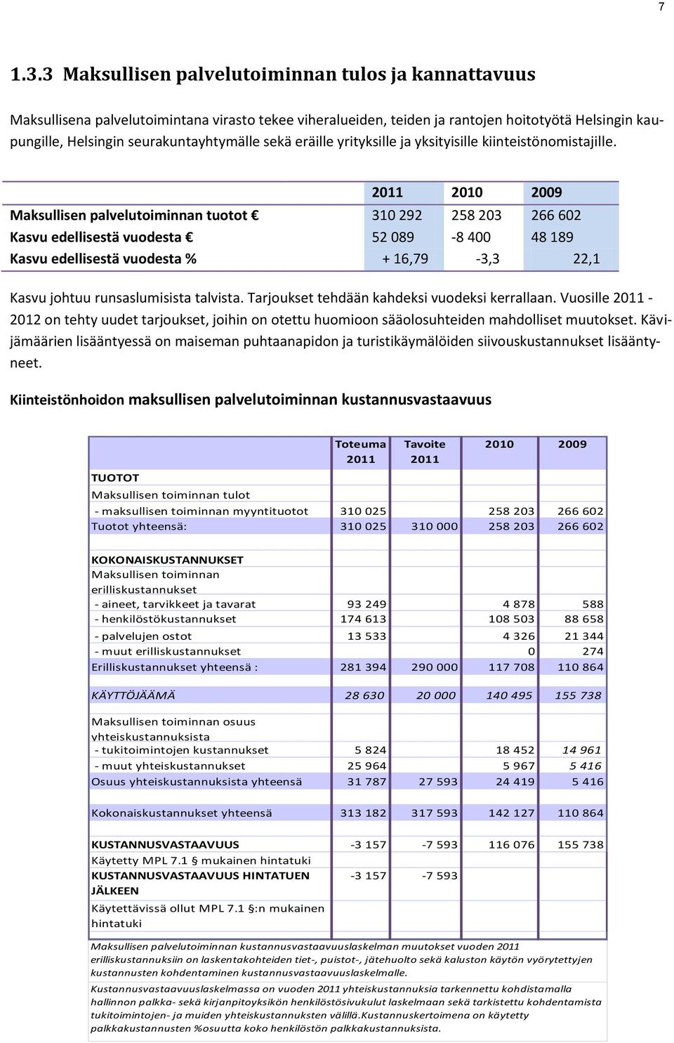 sekä eräille yrityksille ja yksityisille kiinteistönomistajille.