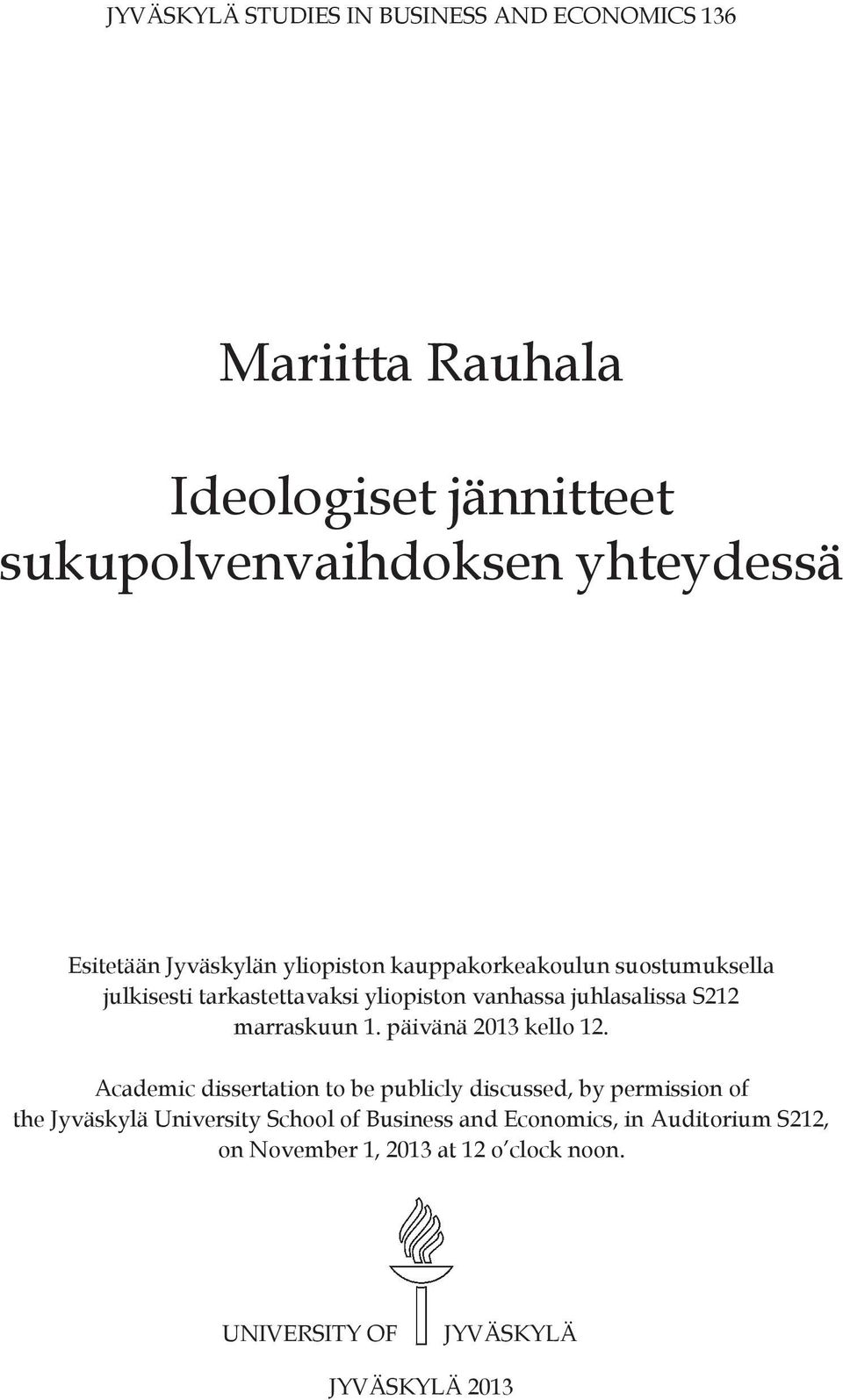 S212 marraskuun 1. päivänä 2013 kello 12.
