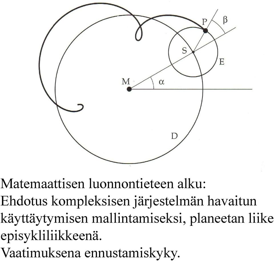 käyttäytymisen mallintamiseksi, planeetan