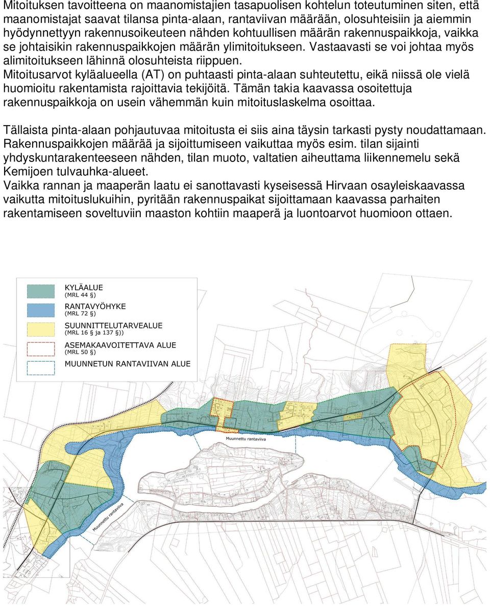 Vastaavasti se voi johtaa myös alimitoitukseen lähinnä olosuhteista riippuen.