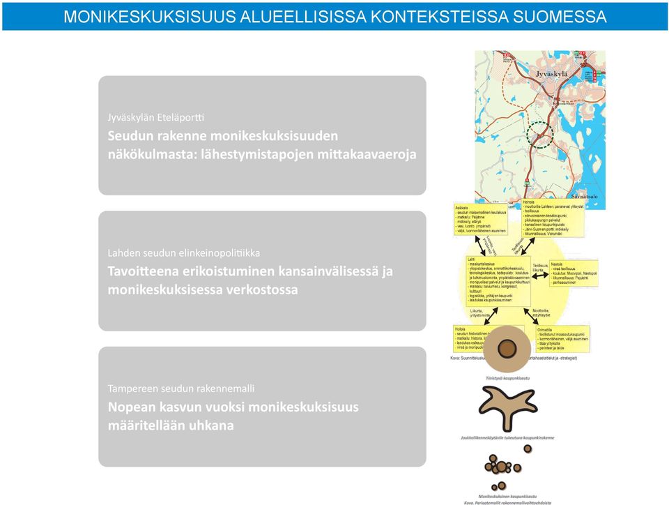 mi8akaavaeroja Lahden seudun elinkeinopoli:ikka Tavoi8eena erikoistuminen kansainvälisessä ja