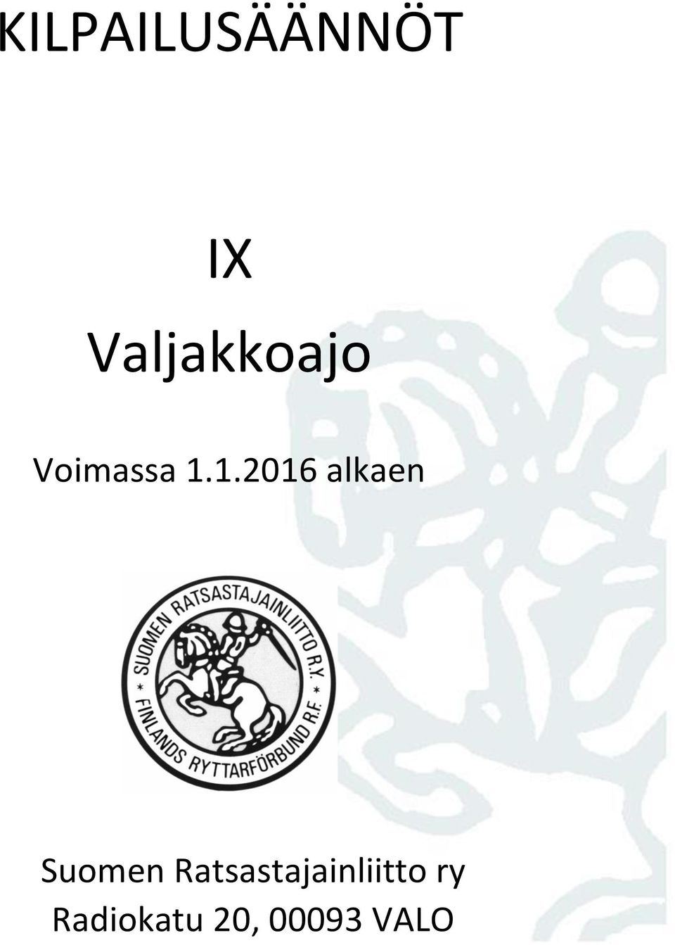1.2016 alkaen Suomen