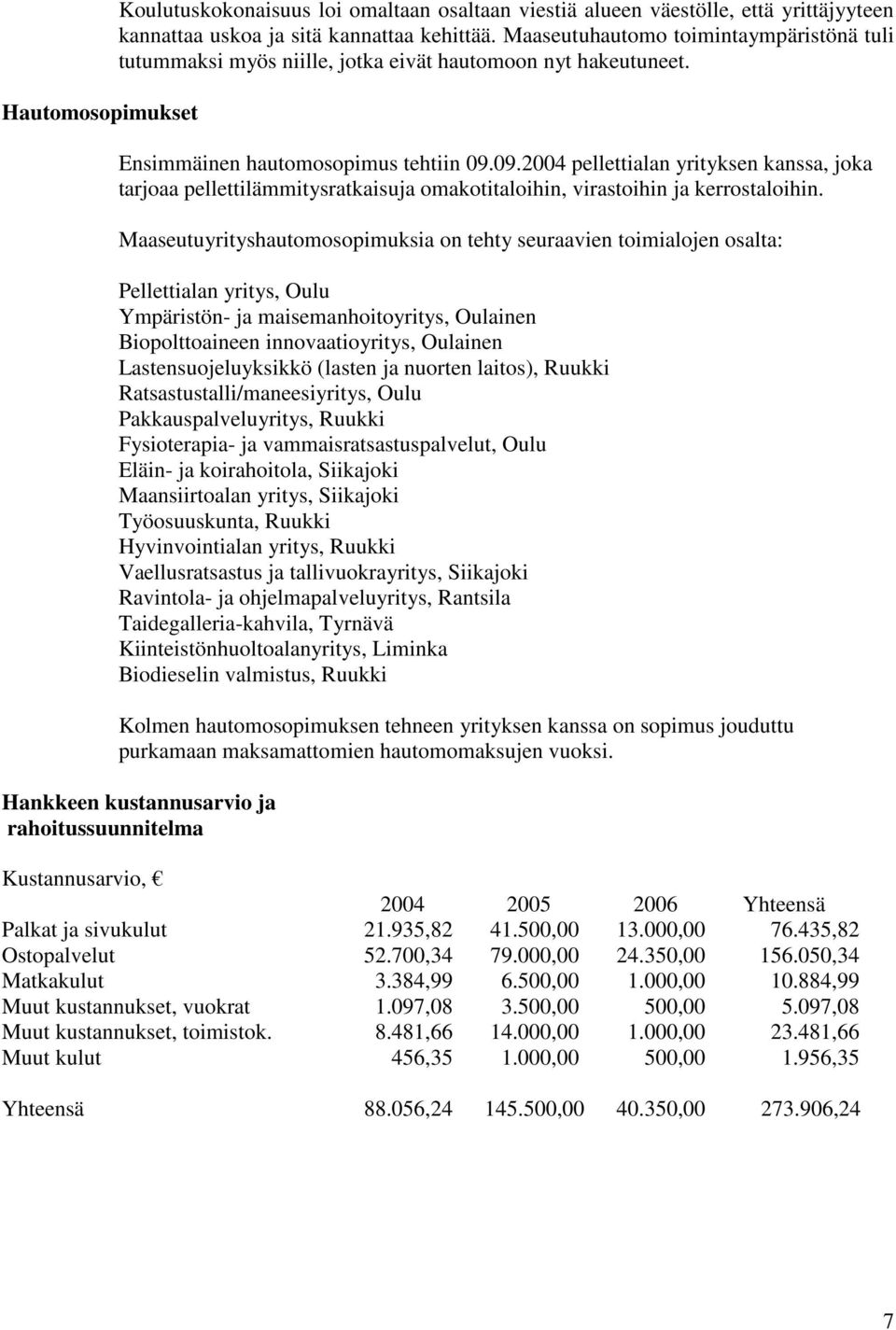 09.2004 pellettialan yrityksen kanssa, joka tarjoaa pellettilämmitysratkaisuja omakotitaloihin, virastoihin ja kerrostaloihin.