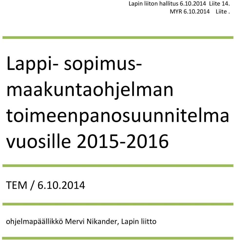 Lappi- sopimusmaakuntaohjelman