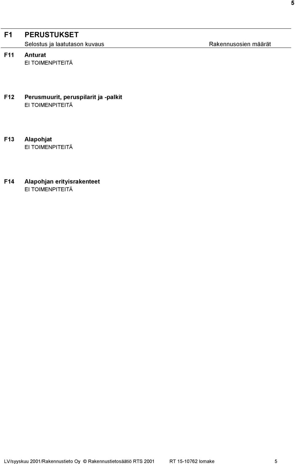 Alapohjan erityisrakenteet LV/syyskuu
