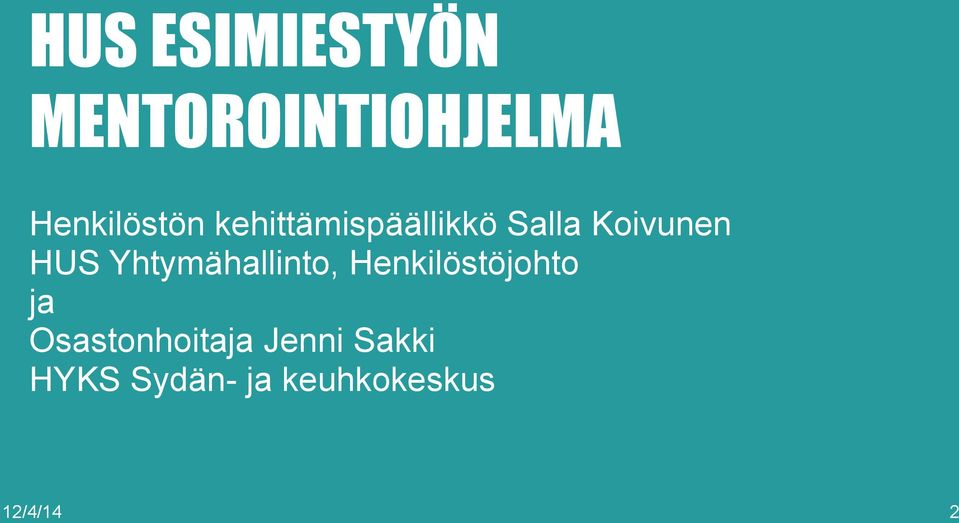 Yhtymähallinto, Henkilöstöjohto ja