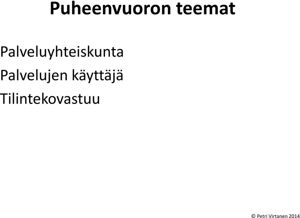 Palveluyhteiskunta