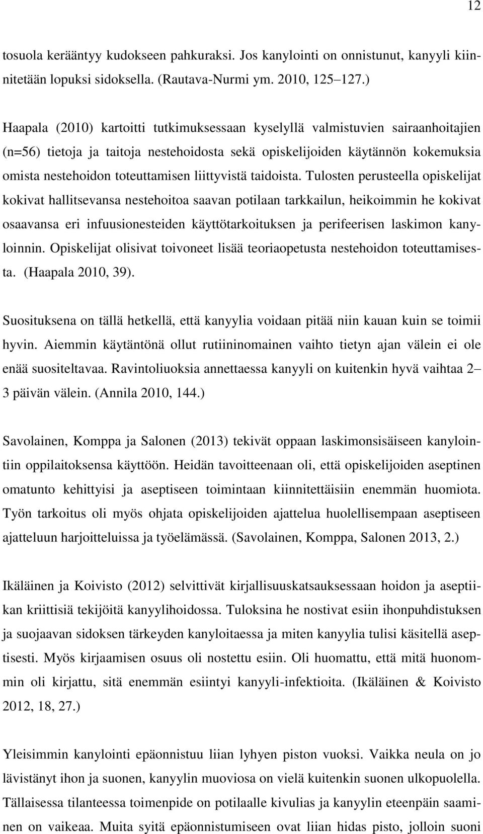 liittyvistä taidoista.