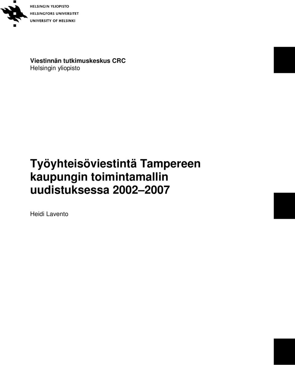 Tampereen kaupungin