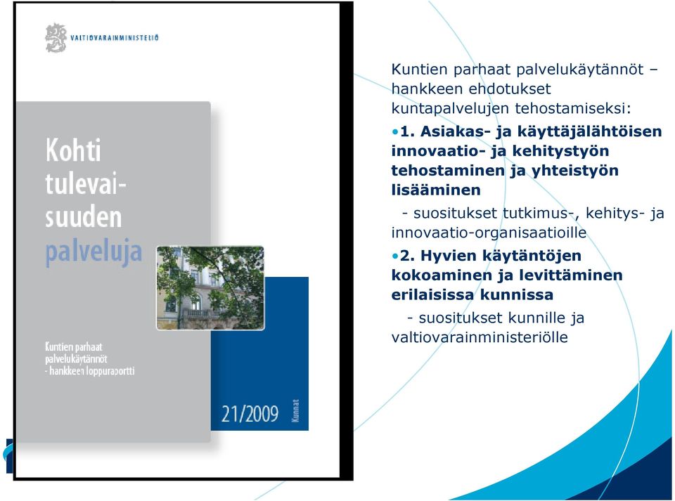 lisääminen - suositukset tutkimus-, kehitys- ja innovaatio-organisaatioille 2.