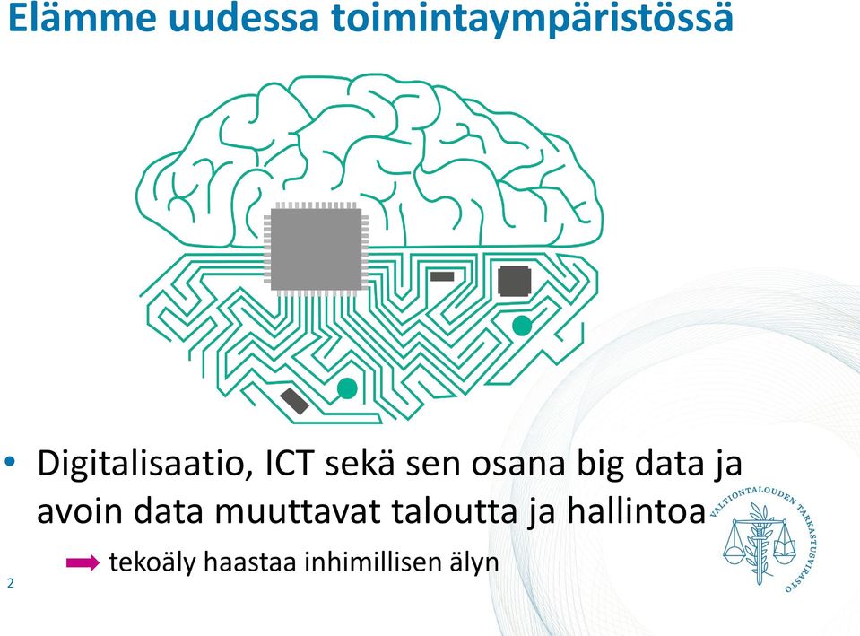 data ja avoin data muuttavat taloutta ja