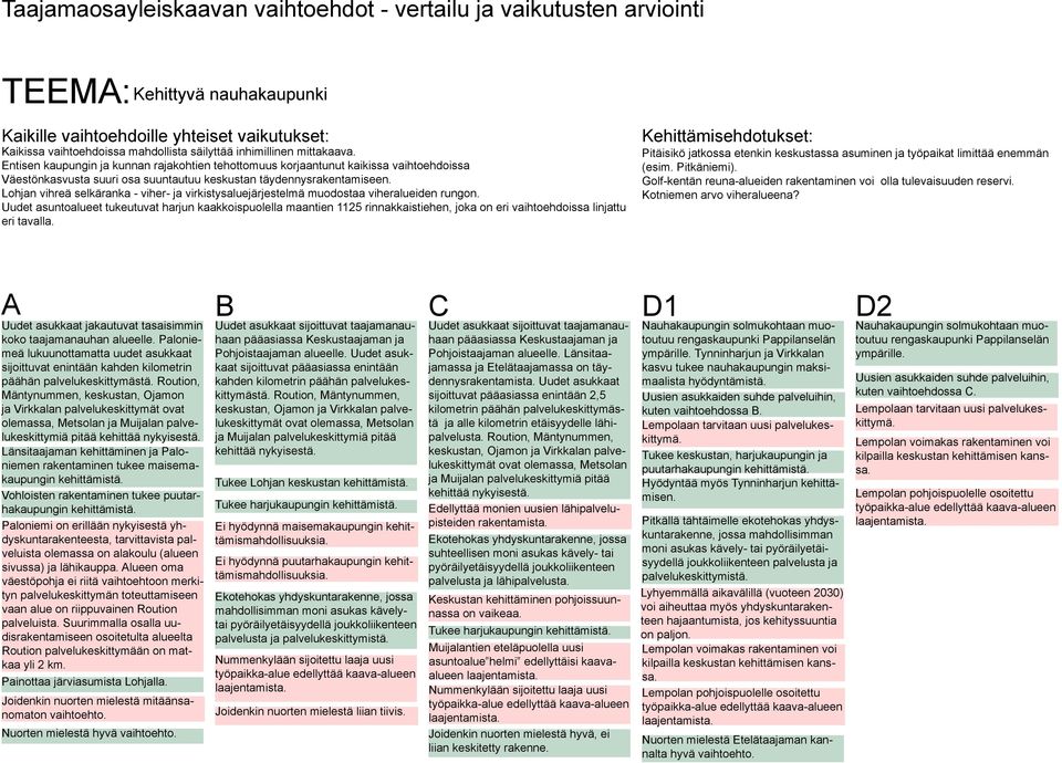 Lohjan vihreä selkäranka - viher- ja virkistysaluejärjestelmä muodostaa viheralueiden rungon.