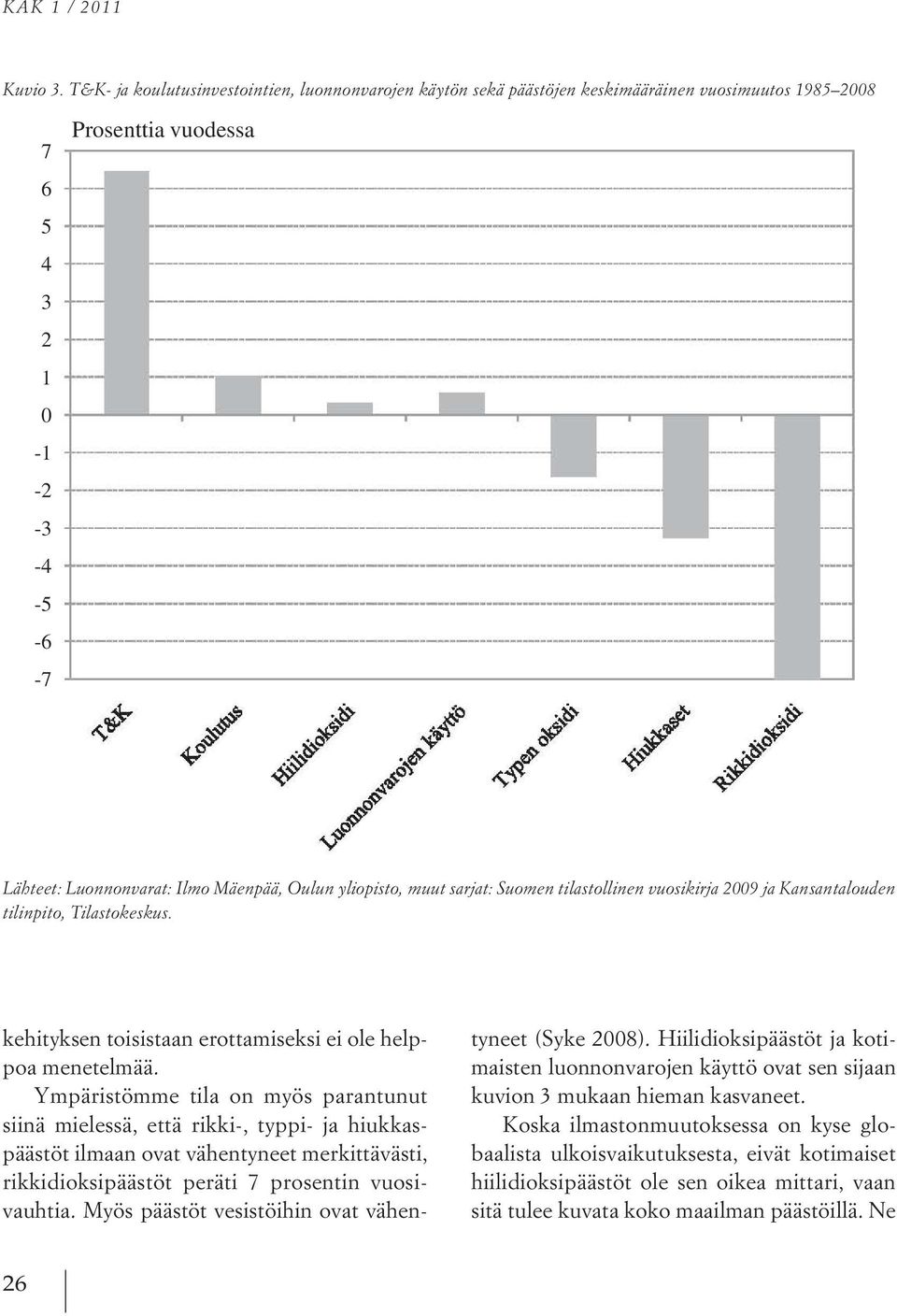 Oulun yliopisto, muut sarjat: Suomen tilastollinen vuosikirja 2009 ja Kansantalouden tilinpito, Tilastokeskus.