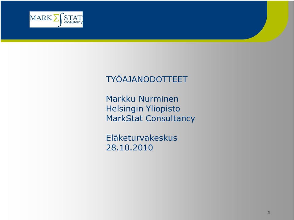 Yliopisto MarkStat