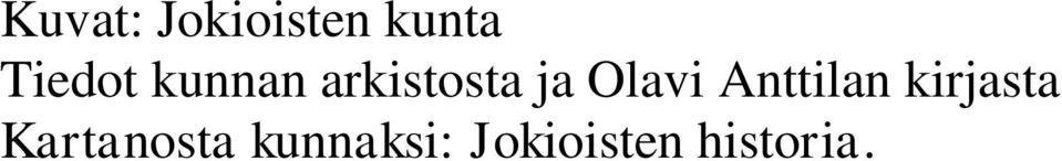 Olavi Anttilan kirjasta