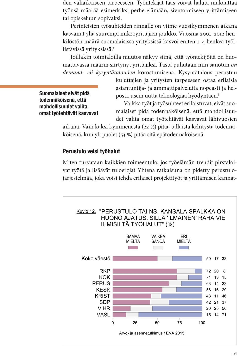 Vuosina 2001 2012 henkilöstön määrä suomalaisissa yrityksissä kasvoi eniten 1 4 henkeä työllistävissä yrityksissä.