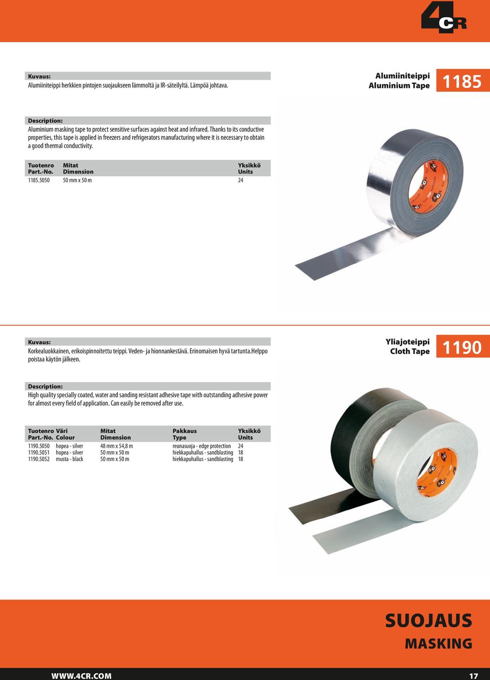 Thanks to its conductive properties, this tape is applied in freezers and refrigerators manufacturing where it is necessary to obtain a good thermal conductivity. Mitat Dimension 85.