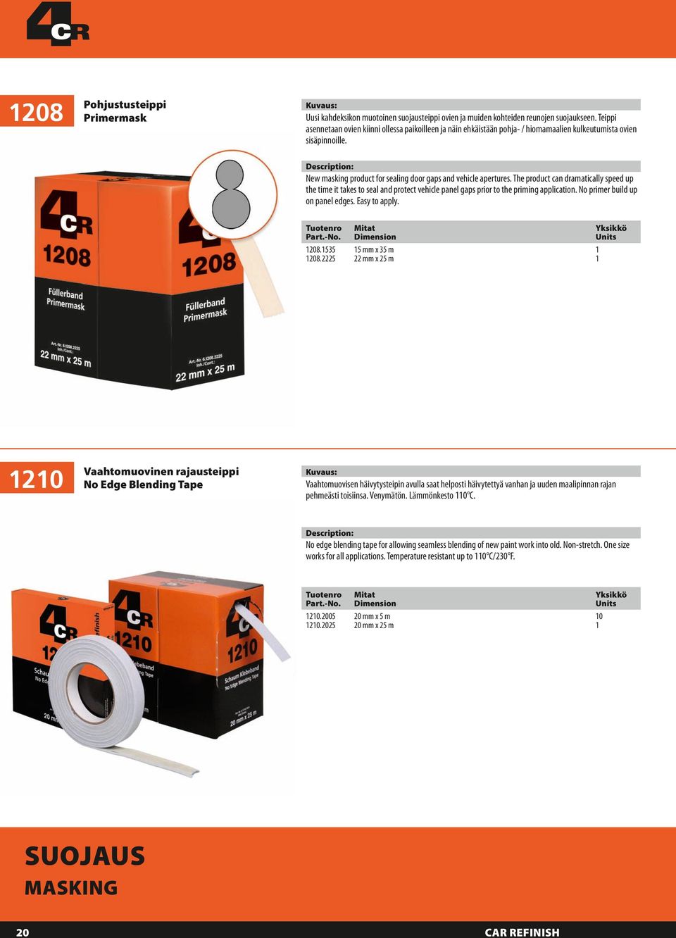 The product can dramatically speed up the time it takes to seal and protect vehicle panel gaps prior to the priming application. No primer build up on panel edges. Easy to apply.