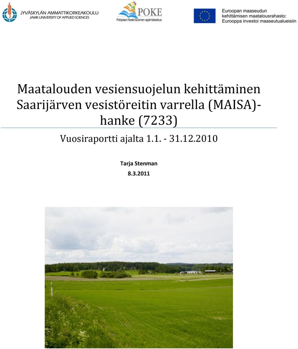 (MAISA)- hanke (7233) Vuosiraportti