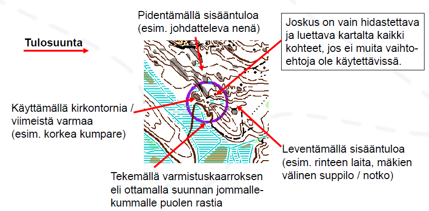 17 miseen rastilipun sijaan, sillä itse piste on aina lippua suurempi ja yleensä myös näkyy kauemmas.