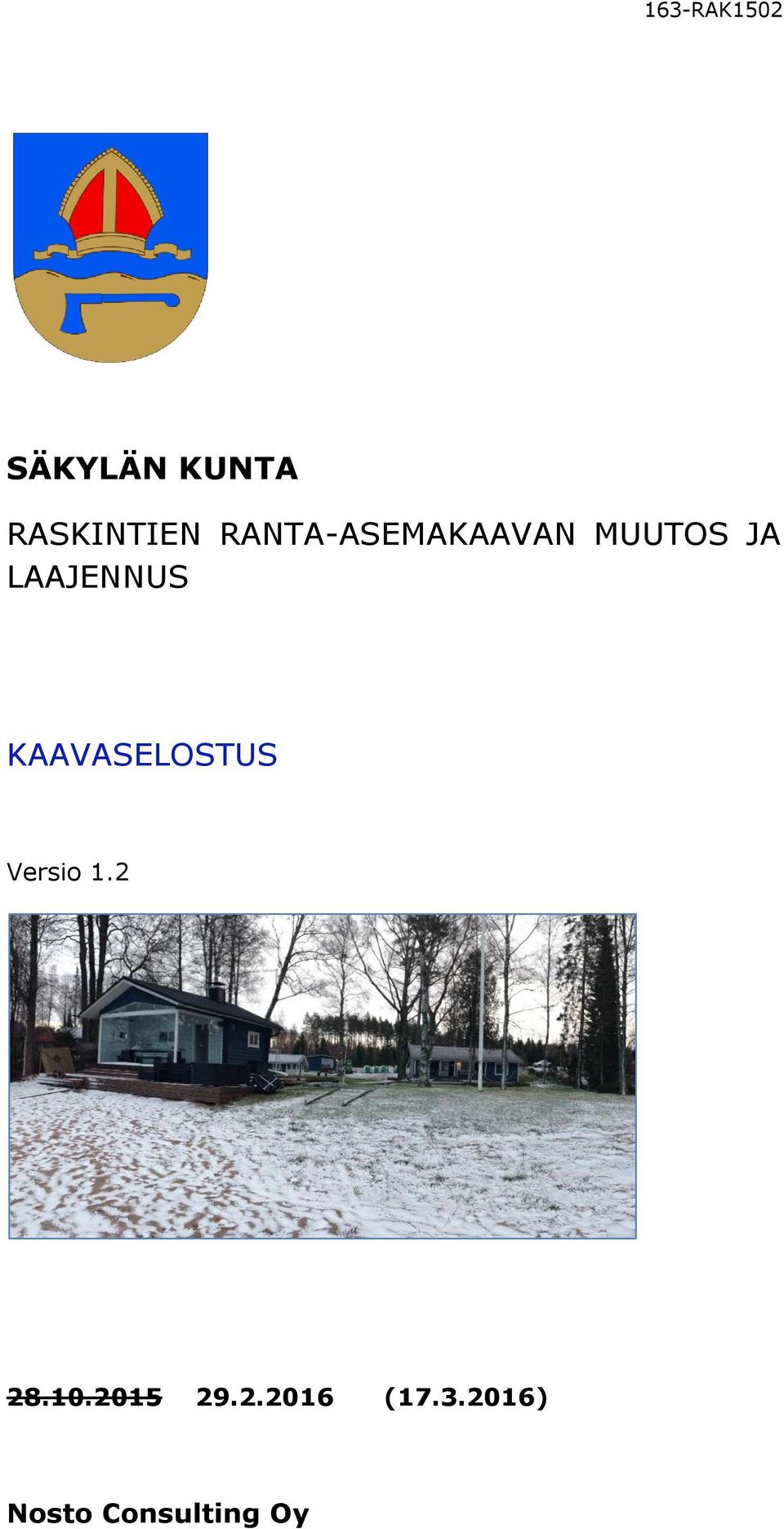 KAAVASELOSTUS Versio 1.2 28.10.