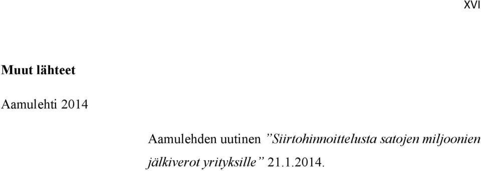 Siirtohinnoittelusta satojen