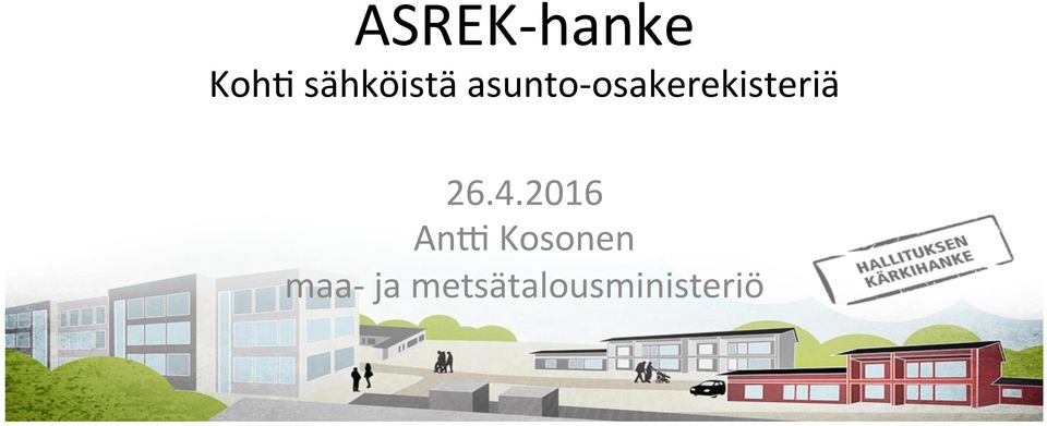 osakerekisteriä 26.4.