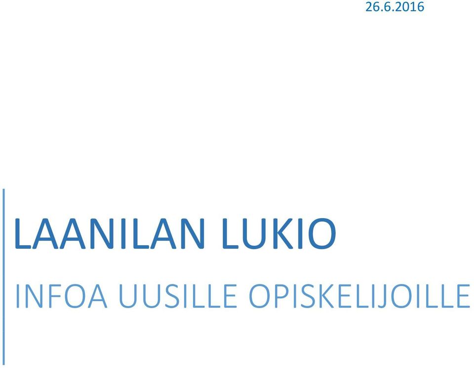 LUKIO INFOA