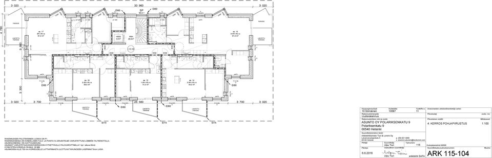 14 2-3H+Kt+s 54,0 m 2 3 020 3 700 26 560 3 700 3 020 PAREKE RENNUKSEN PALTEKNINEN LUKKA N P RENNUKSESSA N KNEELLINEN TUL- JA PIST-I-JÄRJESTELMÄ ARUSTETTUNA LÄMMÖN TALTEENTLLA.