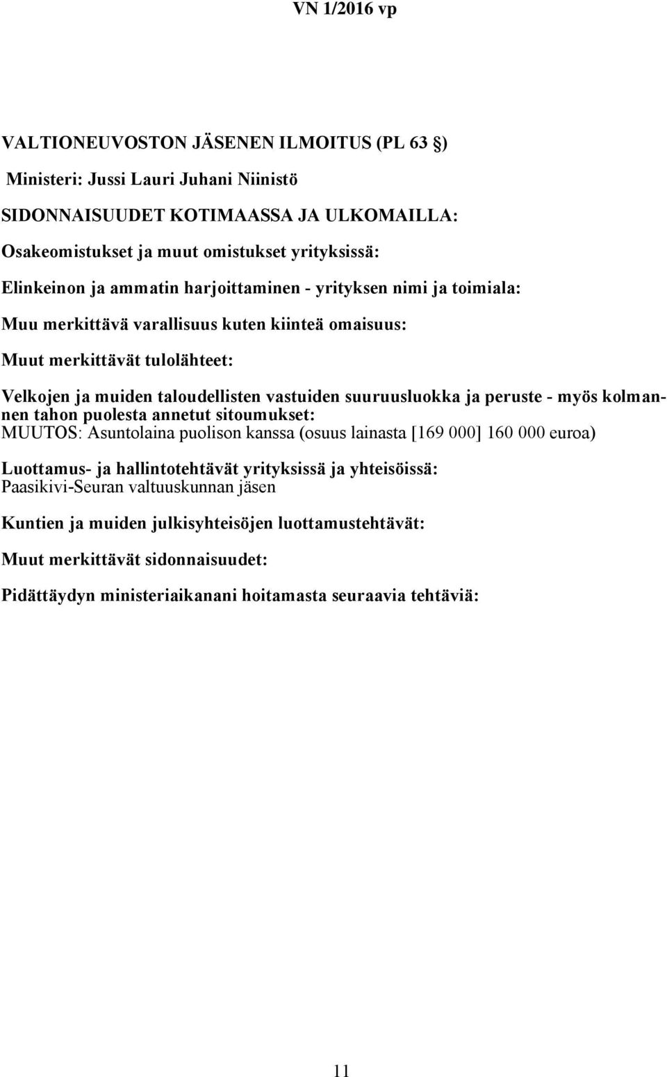 (osuus lainasta [169 000] 160 000