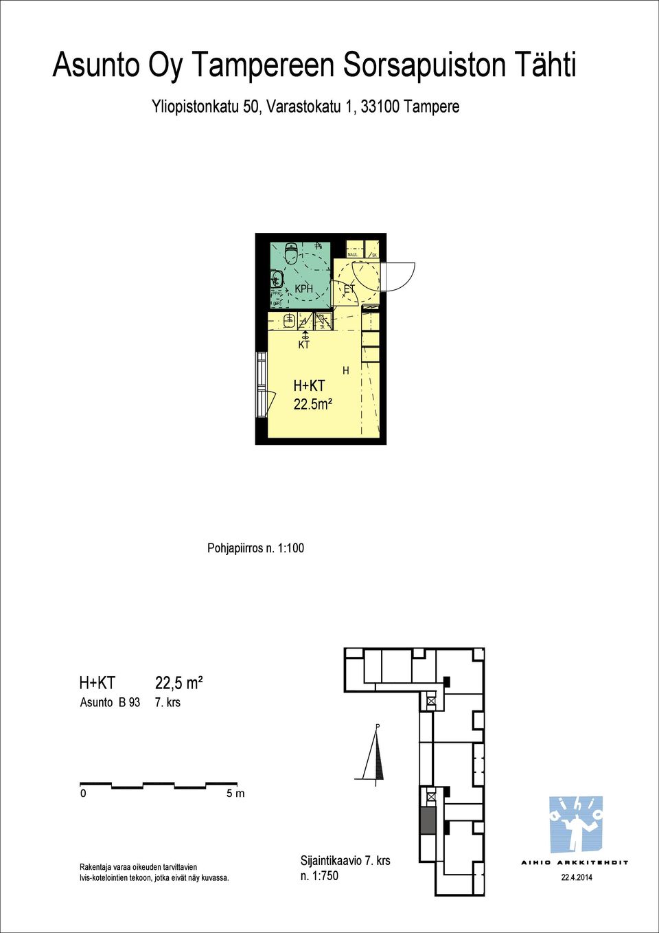 5m² ohjapiirros n.