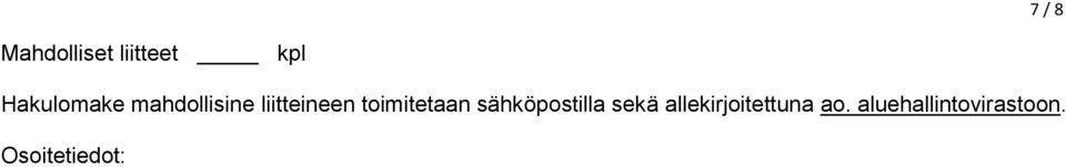 toimitetaan sähköpostilla sekä