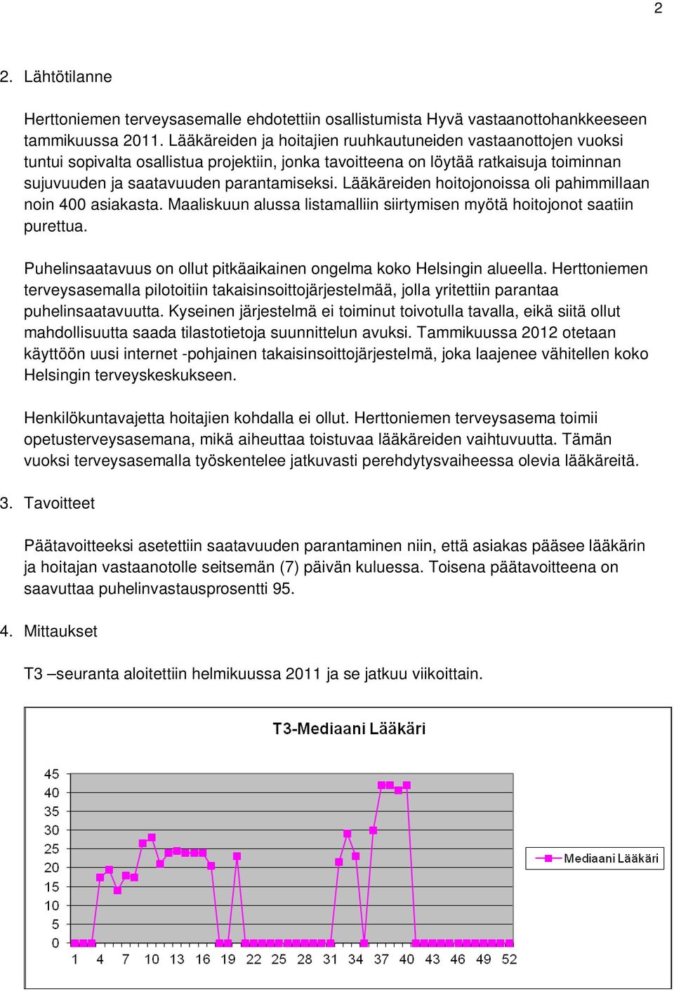 Lääkäreiden hoitojonoissa oli pahimmillaan noin 4 asiakasta. Maaliskuun alussa listamalliin siirtymisen myötä hoitojonot saatiin purettua.