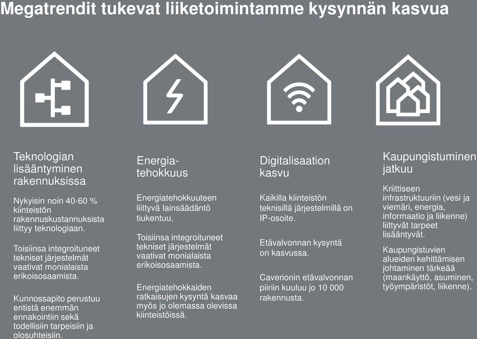 Energiatehkkuus Energiatehkkuuteen liittyvä lainsäädäntö tiukentuu. Tisiinsa integrituneet tekniset järjestelmät vaativat mnialaista erikissaamista.