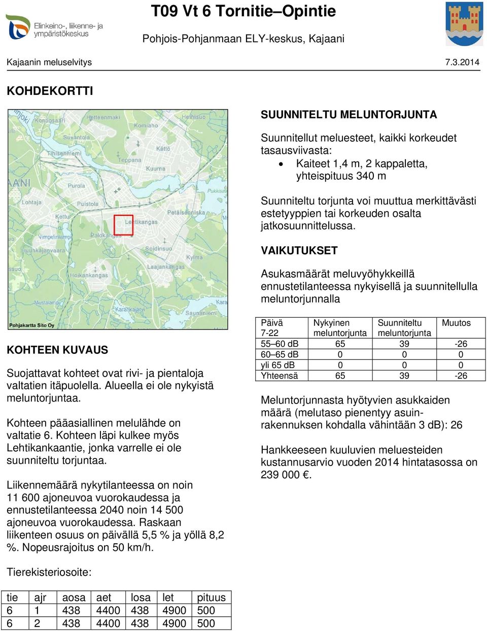 estetyyppien tai korkeuden osalta jatkosuunnittelussa.