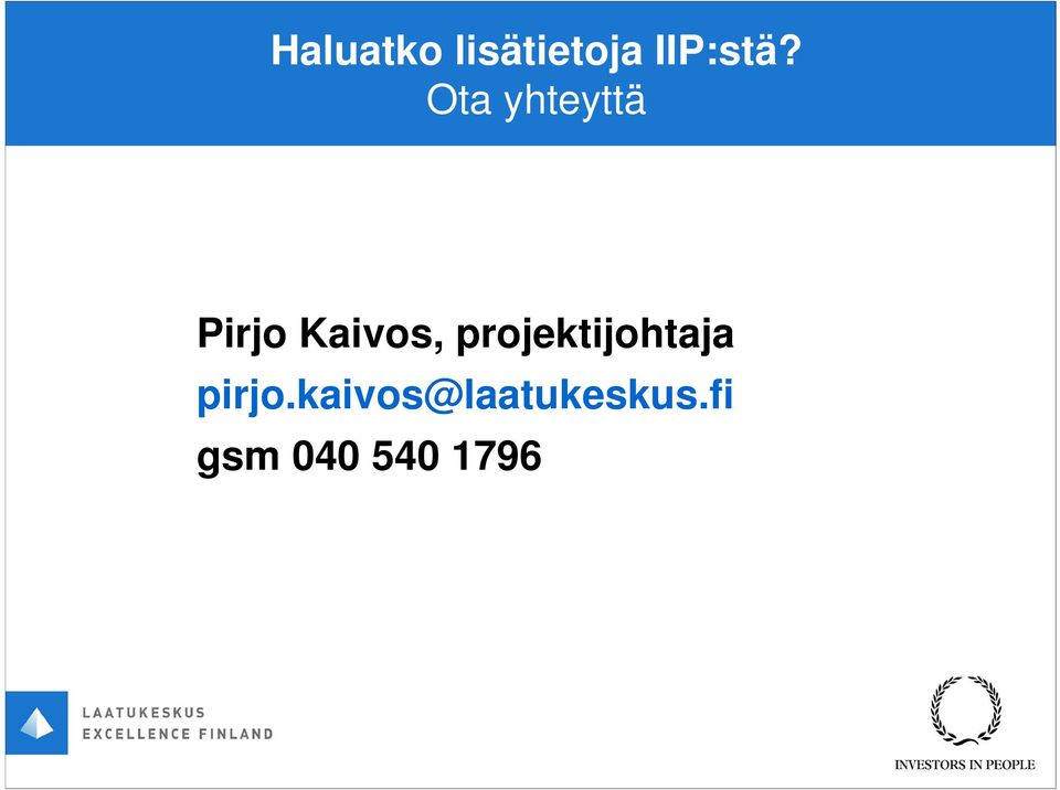 projektijohtaja pirjo.